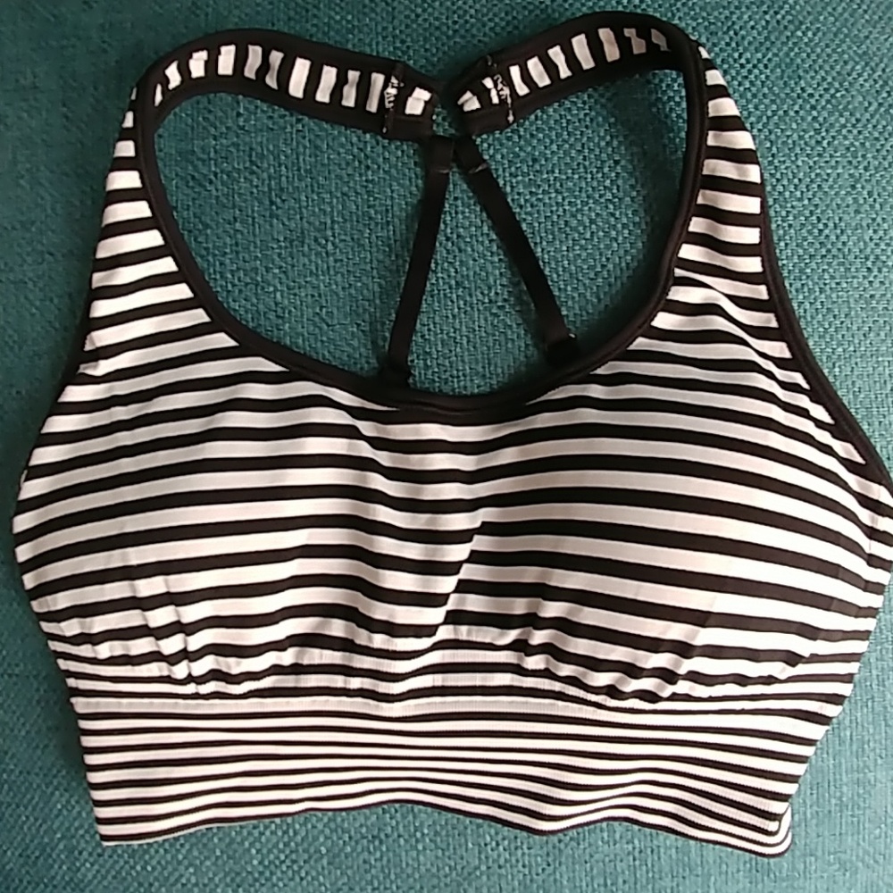 GUC Calia by Carrie striped sports bra